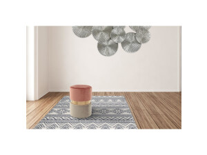 Hocker Gipsy 825 Dunkelrosa / Rosé / Taupe