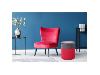 Hocker Kassandra 125 Rot / Dunkelgrau