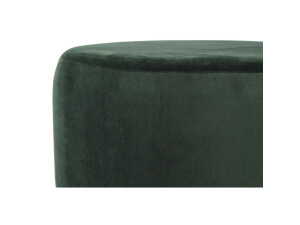 Hocker Rebecca 825 Dunkelgrün / Schwarz / Silber