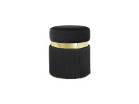 Hocker Rebecca 925 Schwarz / Gold