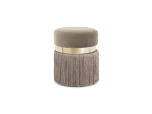 Hocker Rebecca 925 Taupe / Gold