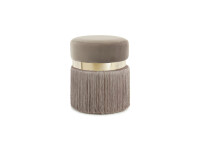 Hocker Rebecca 925 Taupe / Gold