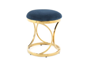 Hocker Weyda 325 Blau / Gold