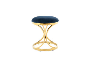 Hocker Weyda 325 Blau / Gold