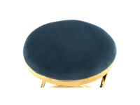 Hocker Weyda 325 Blau / Gold