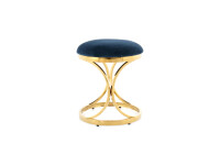 Hocker Weyda 325 Blau / Gold