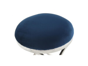 Hocker Weyda 325 Blau / Silber