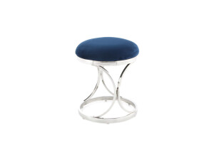 Hocker Weyda 325 Blau / Silber