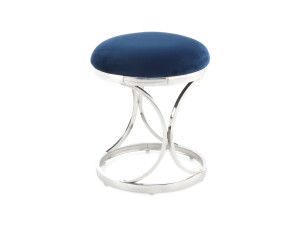 Hocker Weyda 325 Blau / Silber