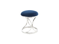 Hocker Weyda 325 Blau / Silber