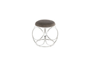 Hocker Whitney 325 Grau / Silber