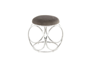 Hocker Whitney 325 Grau / Silber