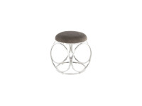 Hocker Whitney 325 Grau / Silber