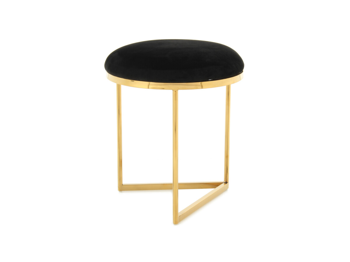 Hocker Wynona 325 Schwarz / Gold