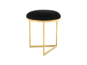 Hocker Wynona 325 Schwarz / Gold