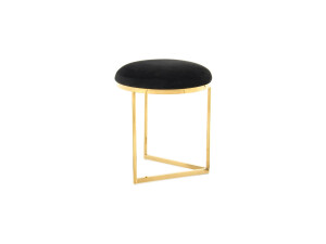 Hocker Wynona 325 Schwarz / Gold