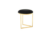 Hocker Wynona 325 Schwarz / Gold