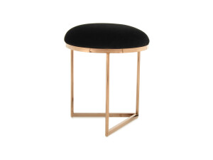 Hocker Wynona 325 Schwarz / Roségold