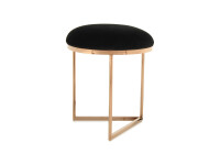 Hocker Wynona 325 Schwarz / Roségold