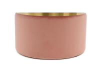 Hocker Zora 125 2-er Set Rosa / Gold / Altrosa