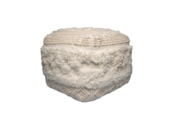 Pouf Bohist 125 Natural 50cm x 50cm