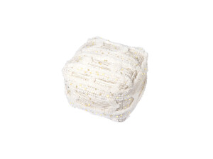 Pouf Bohist 425 Creme / Khaki 50cm x 50cm