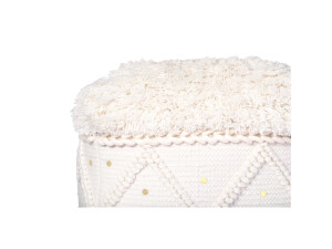 Pouf Bohist 525 Creme 50cm x 50cm