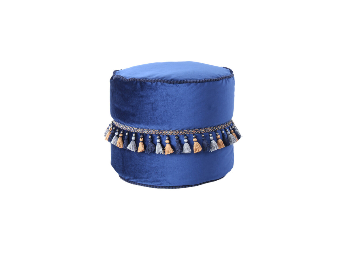 Pouf Taj Mahal 225 Blau