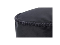 Pouf Taj Mahal 225 Schwarz