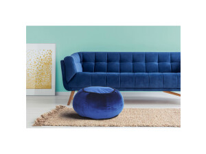 Pouf Taj Mahal 325 Blau