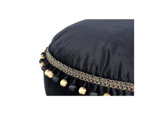 Pouf Taj Mahal 425 Schwarz