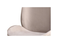 Stuhl Charlize 110 2er-Set Beige / Messing